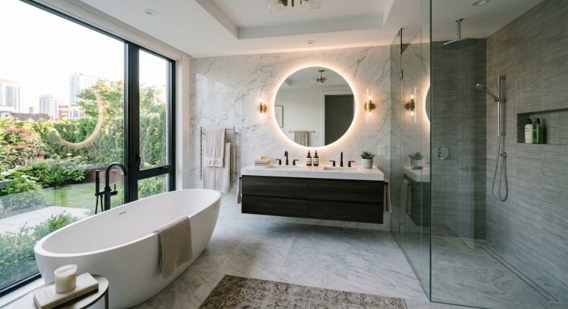 Luxury Bathroom Installation in Portland, ME