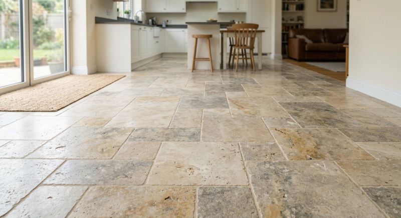 Stone Floor Installation in Olathe, KS