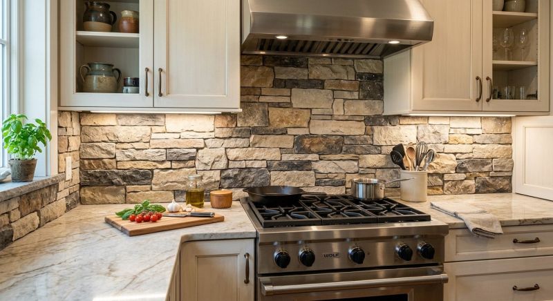 Stove Backsplash Installation in Wilmington, NC