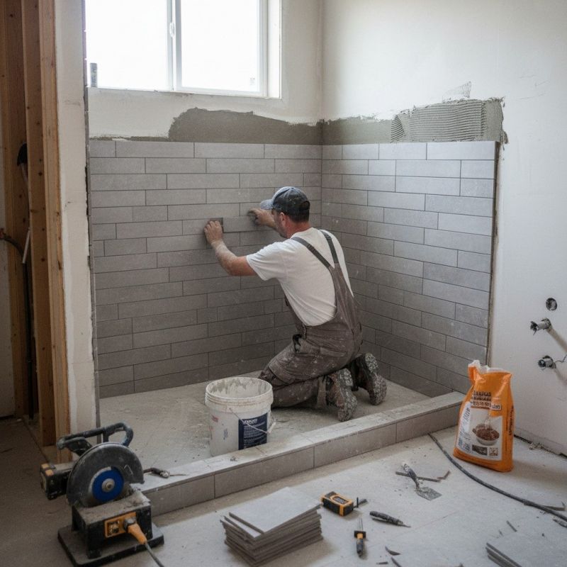 Tile Shower Floor Installation in Denver County, CO
